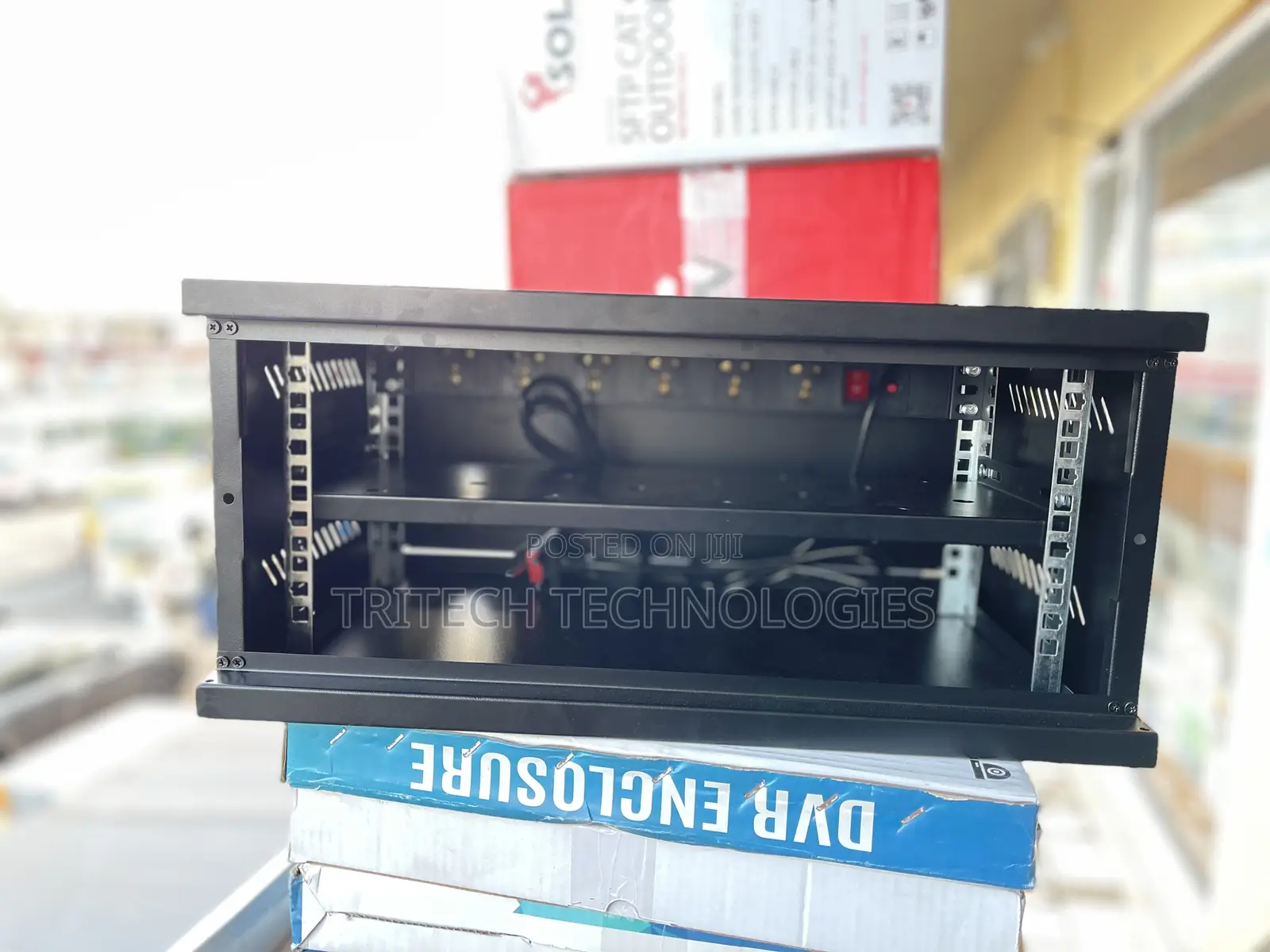 4u Rack Network Cabinet With(Fan,6way Pdu Extension, Tray)
