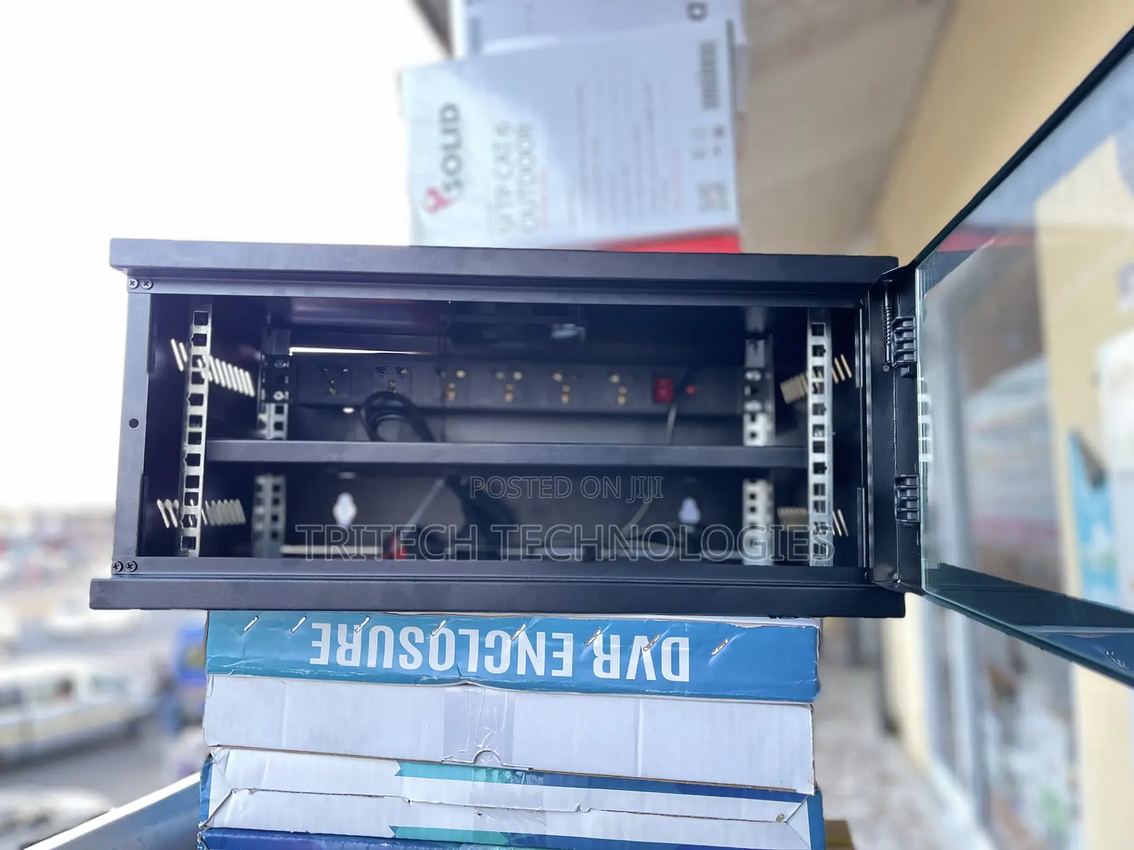 4u Rack Network Cabinet With(Fan,6way Pdu Extension, Tray)