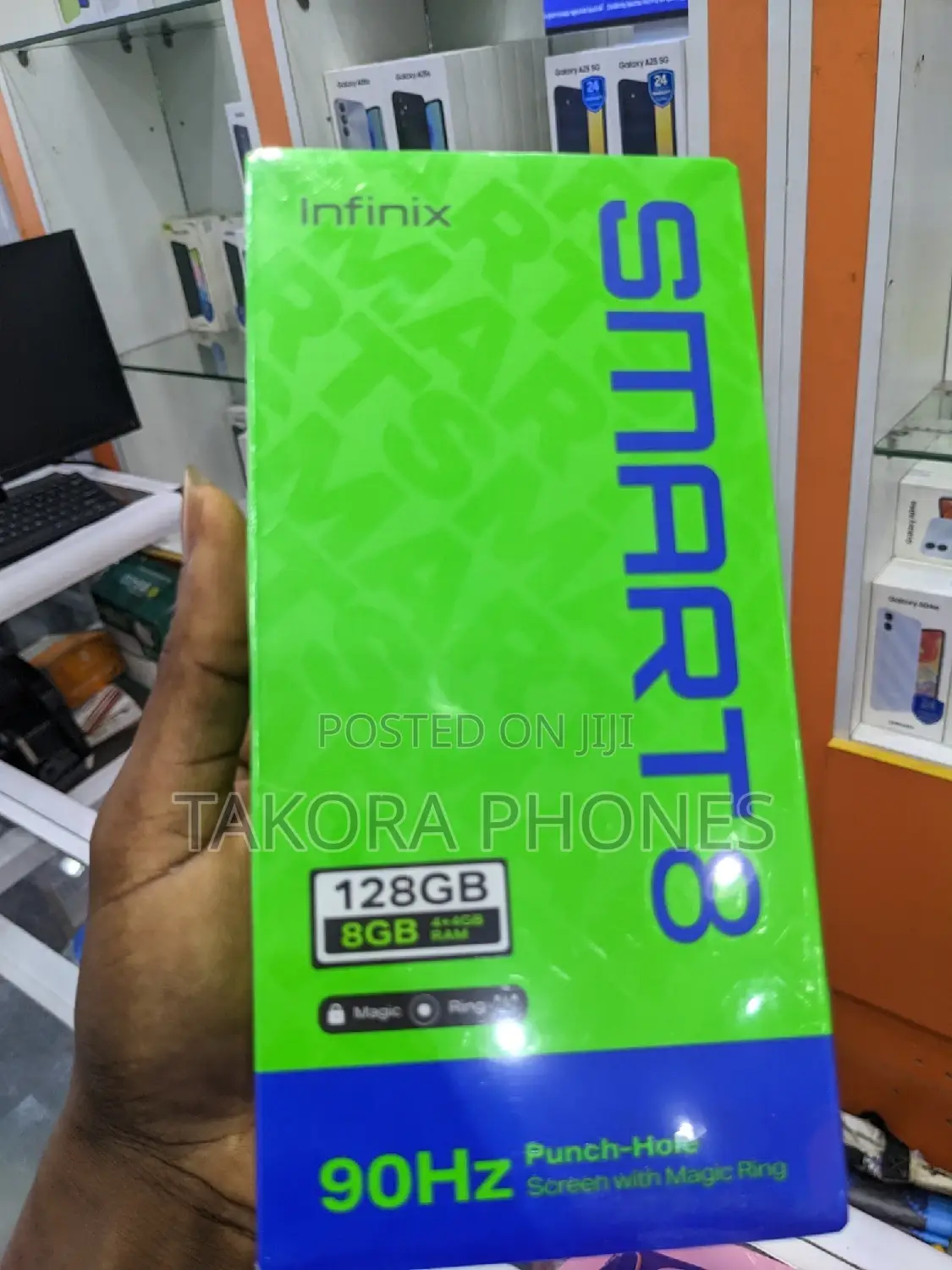 New Infinix Smart 8 128 GB Black