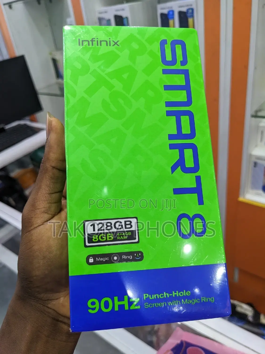 New Infinix Smart 8 128 GB Black