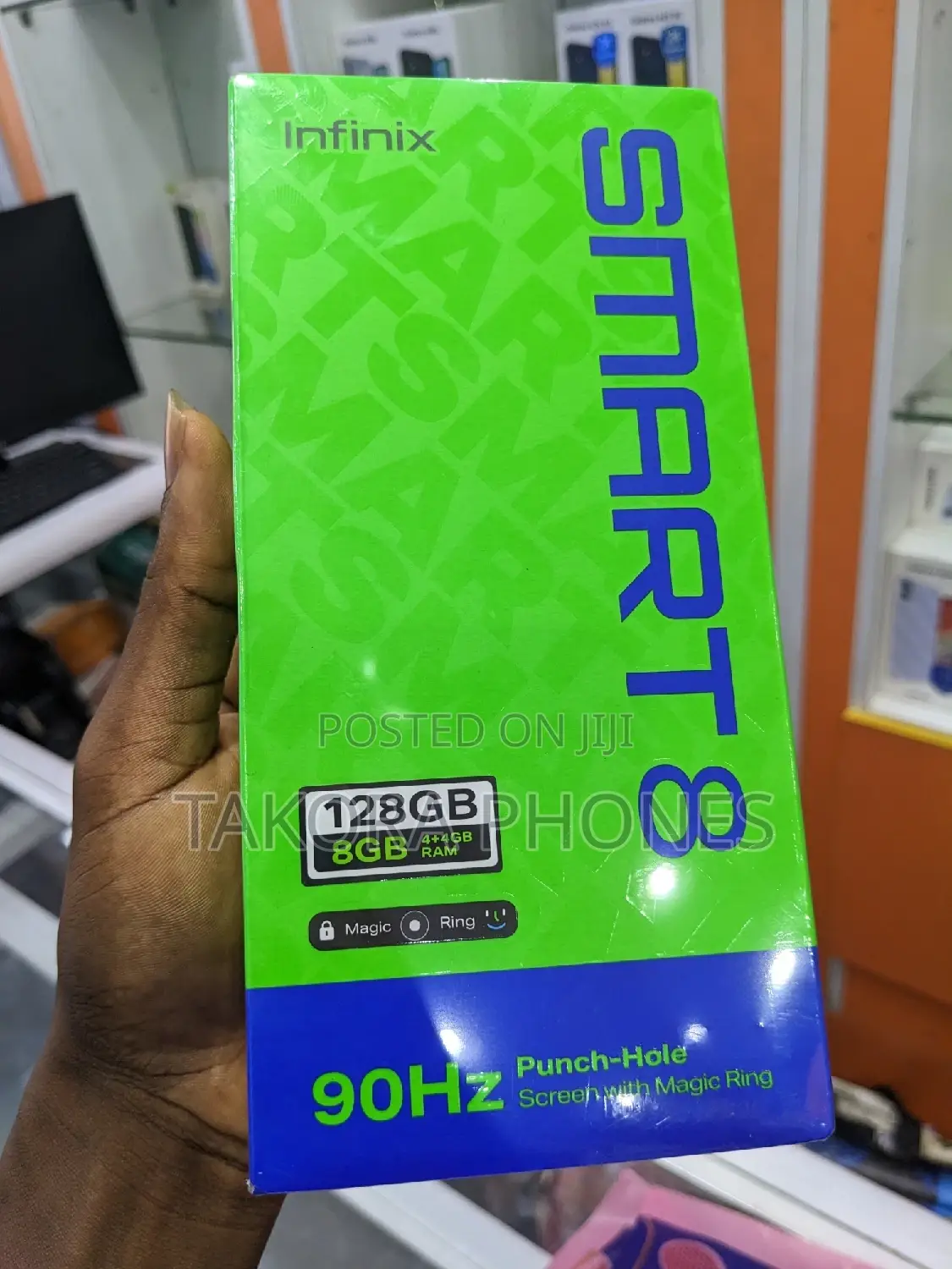 New Infinix Smart 8 128 GB Black