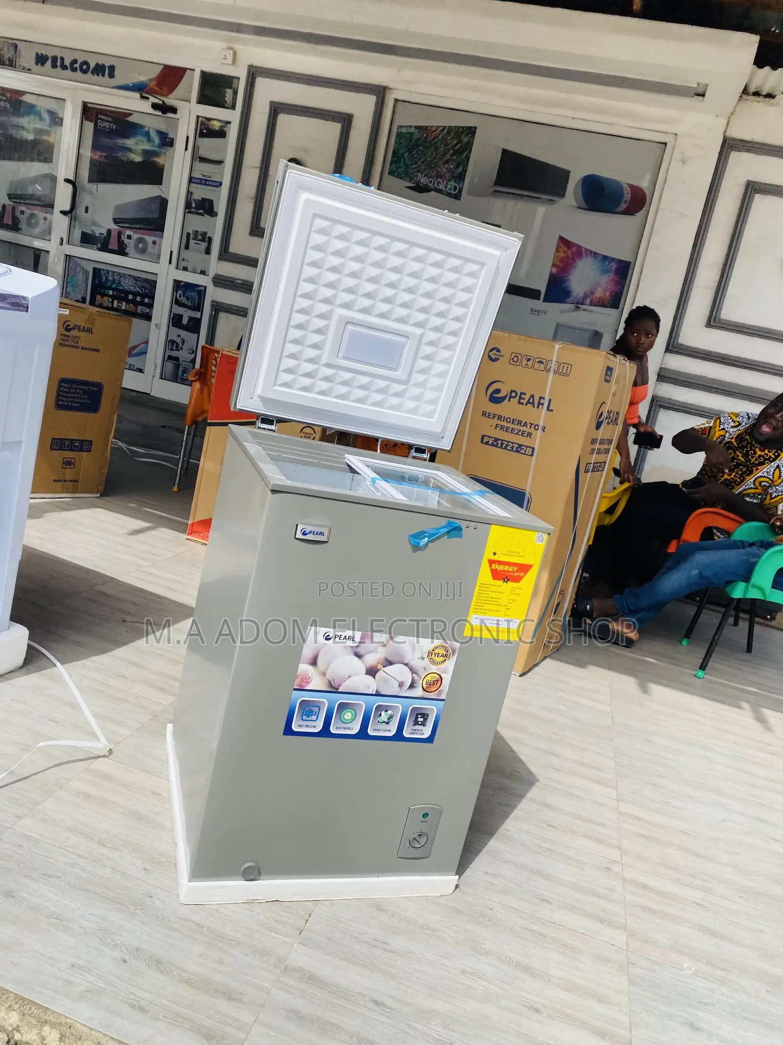 Lovely Design Pearl 100ltr 1 Door Electric Freezer,PCF-127.