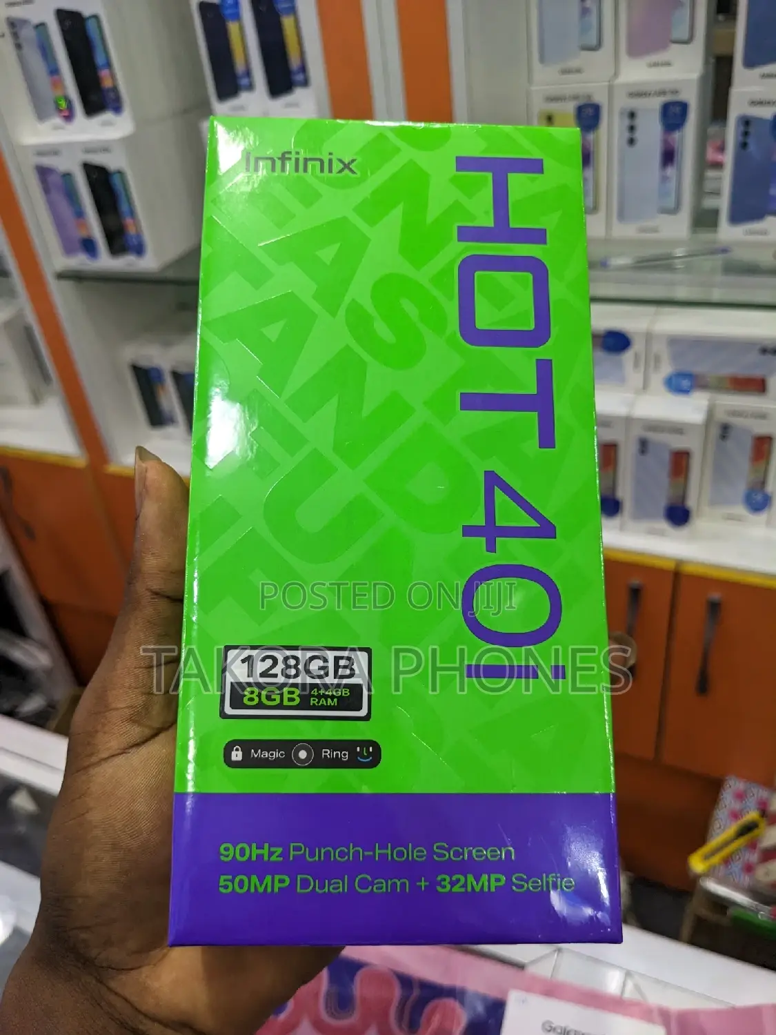 New Infinix Hot 40i 128 GB Black