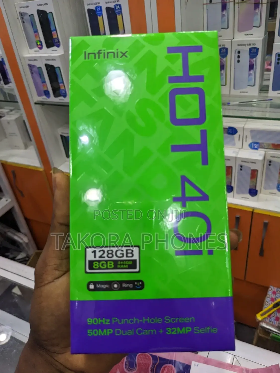 New Infinix Hot 40i 128 GB Black