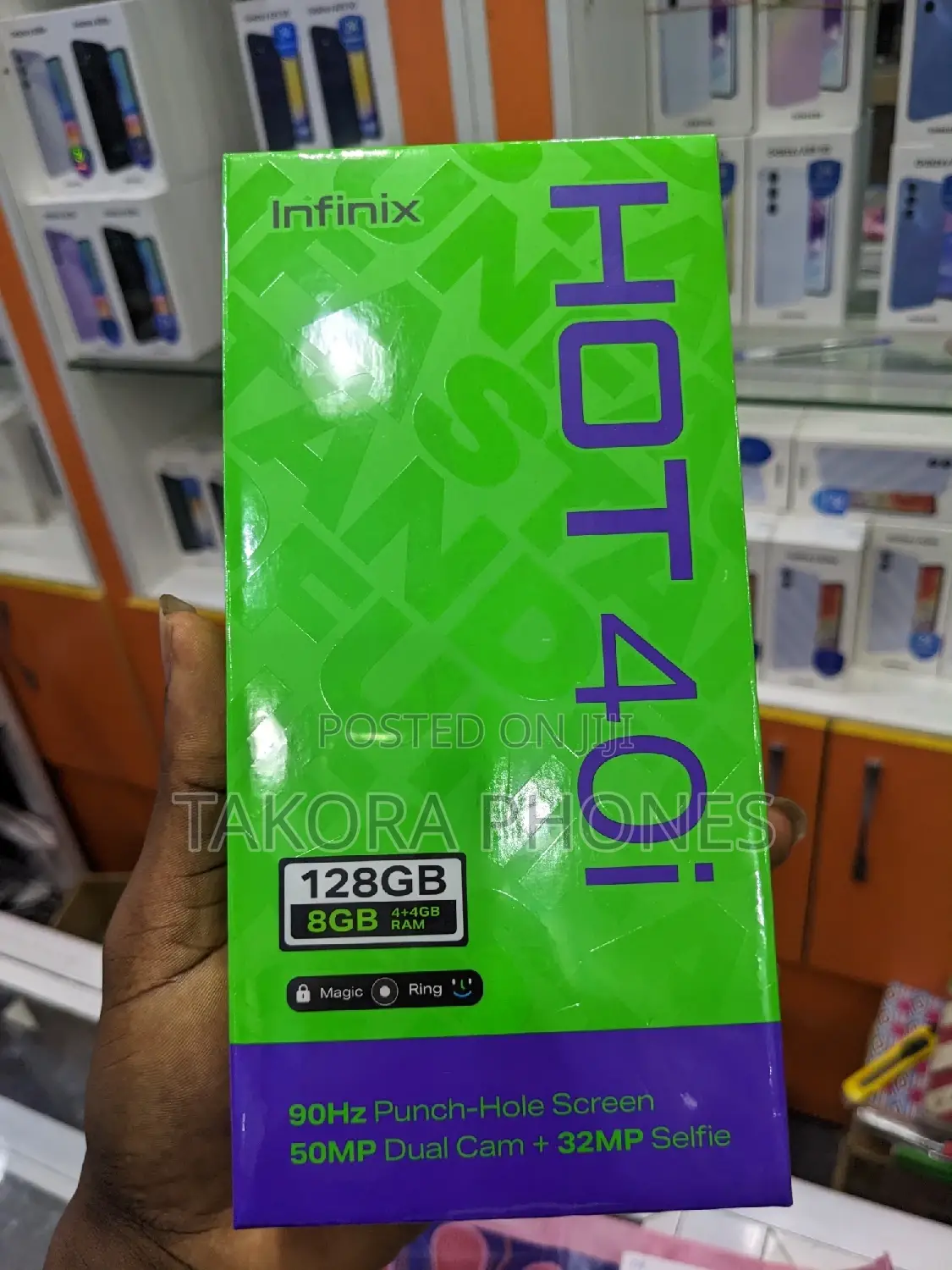 New Infinix Hot 40i 128 GB Black