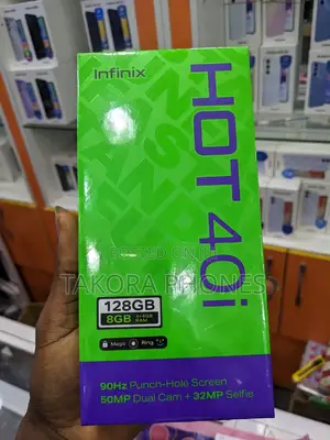 New Infinix Hot 40i 128 GB Black