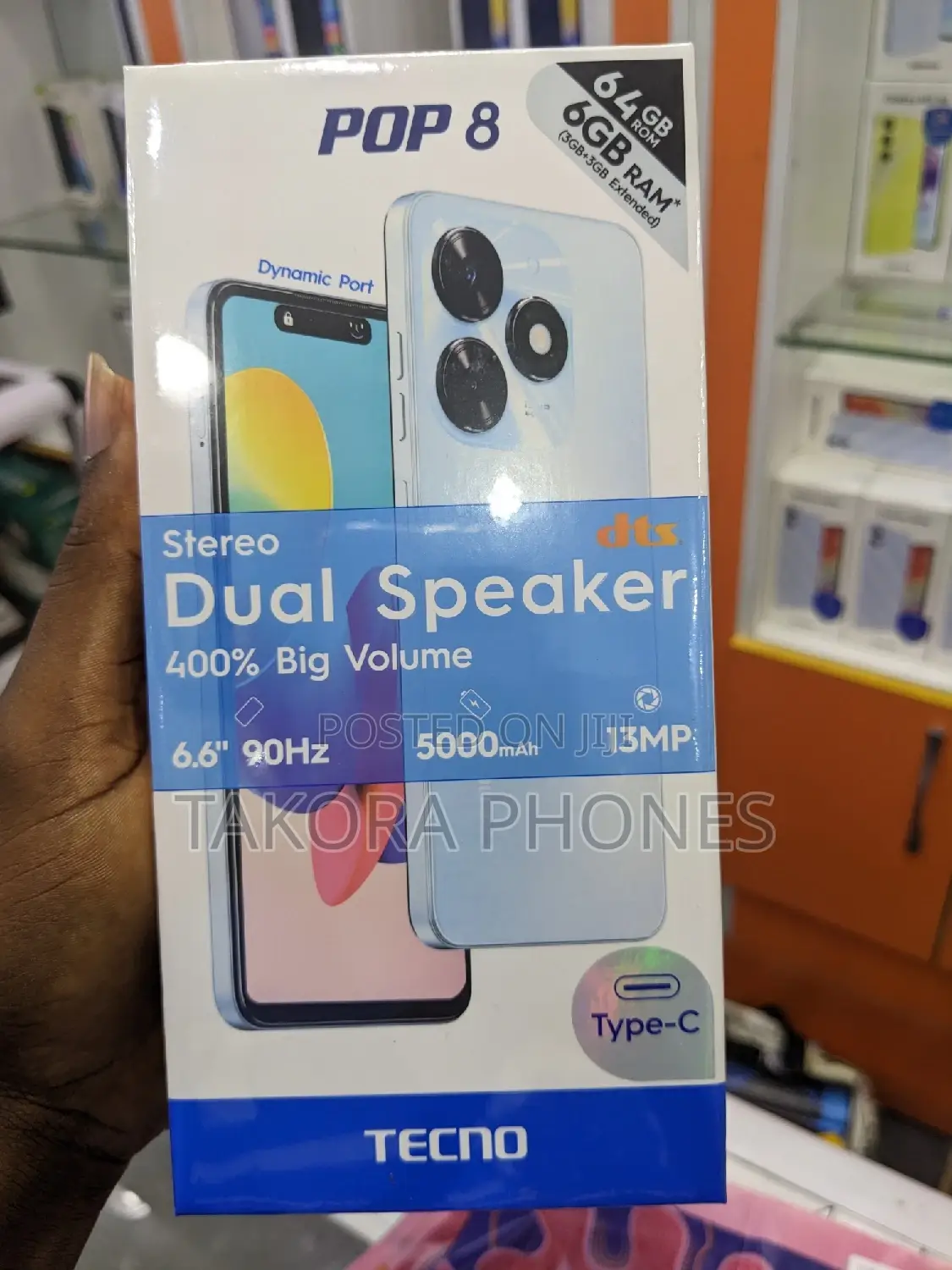New Tecno Pop 8 128 GB Black