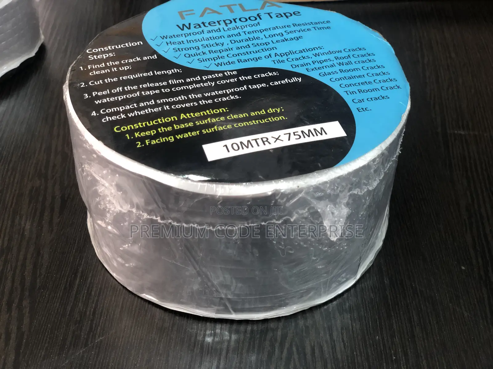 Waterproof Tape, 10m/75mm