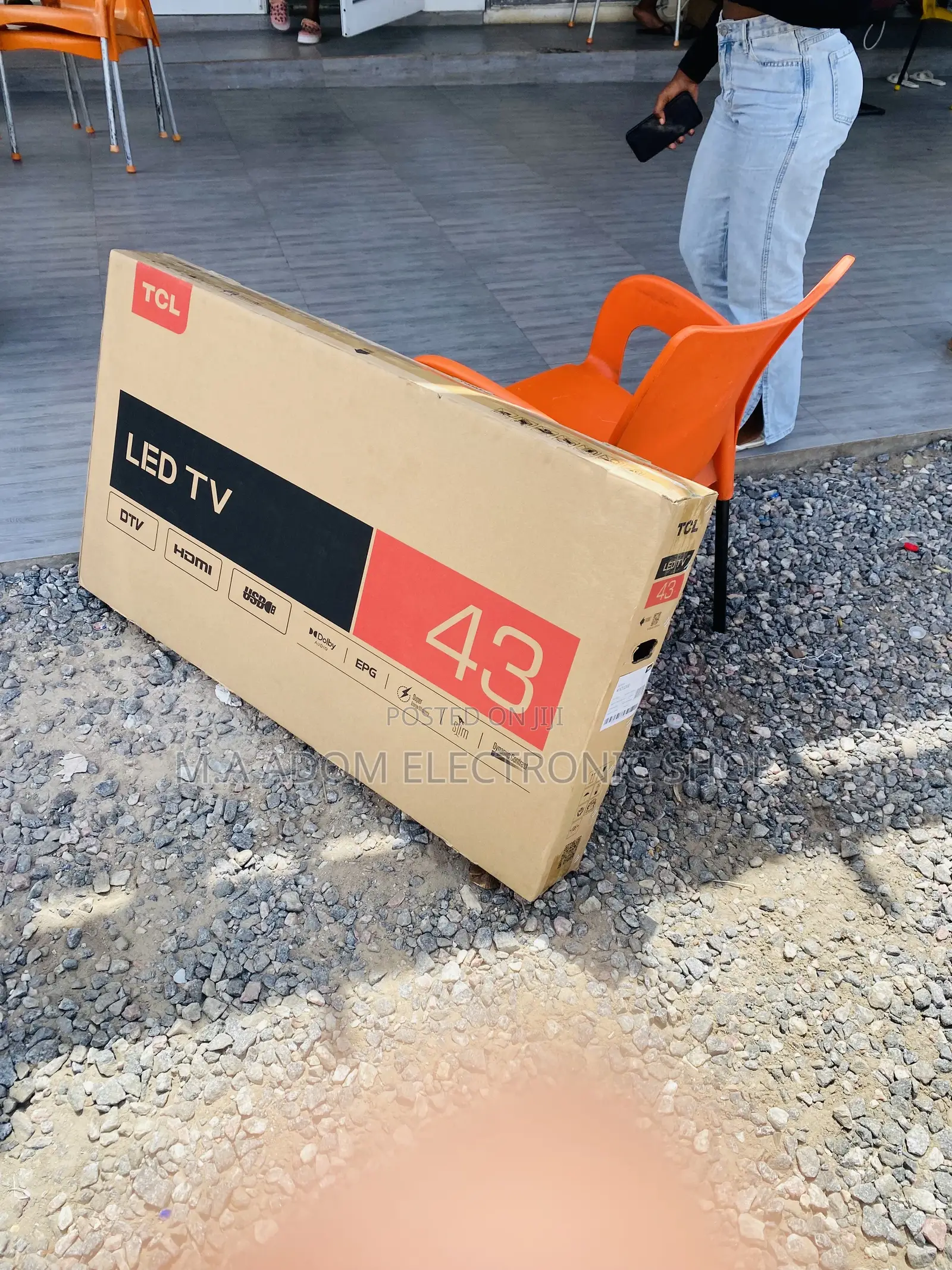 Sealed in Box TCL 43d3200 43 Inch Full HD Satellite Led Tv.