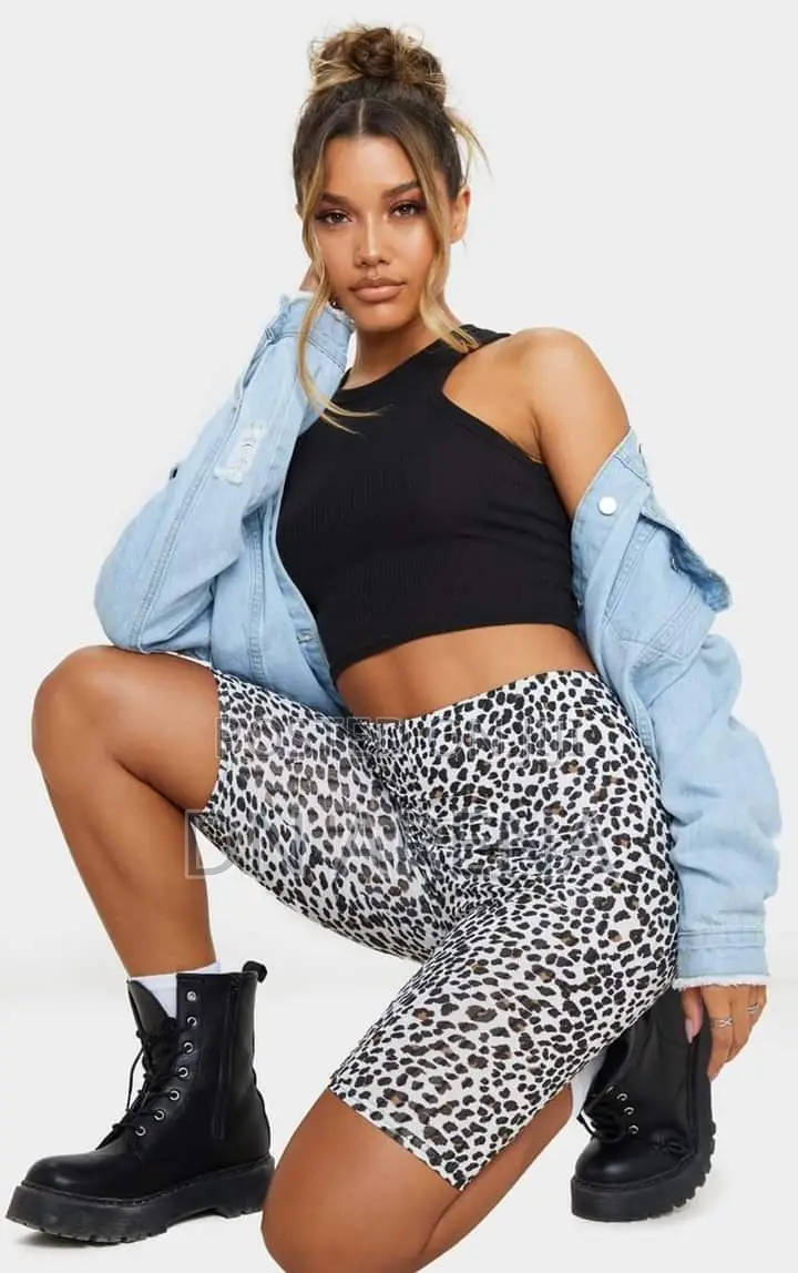 Cotton Biker Shorts
