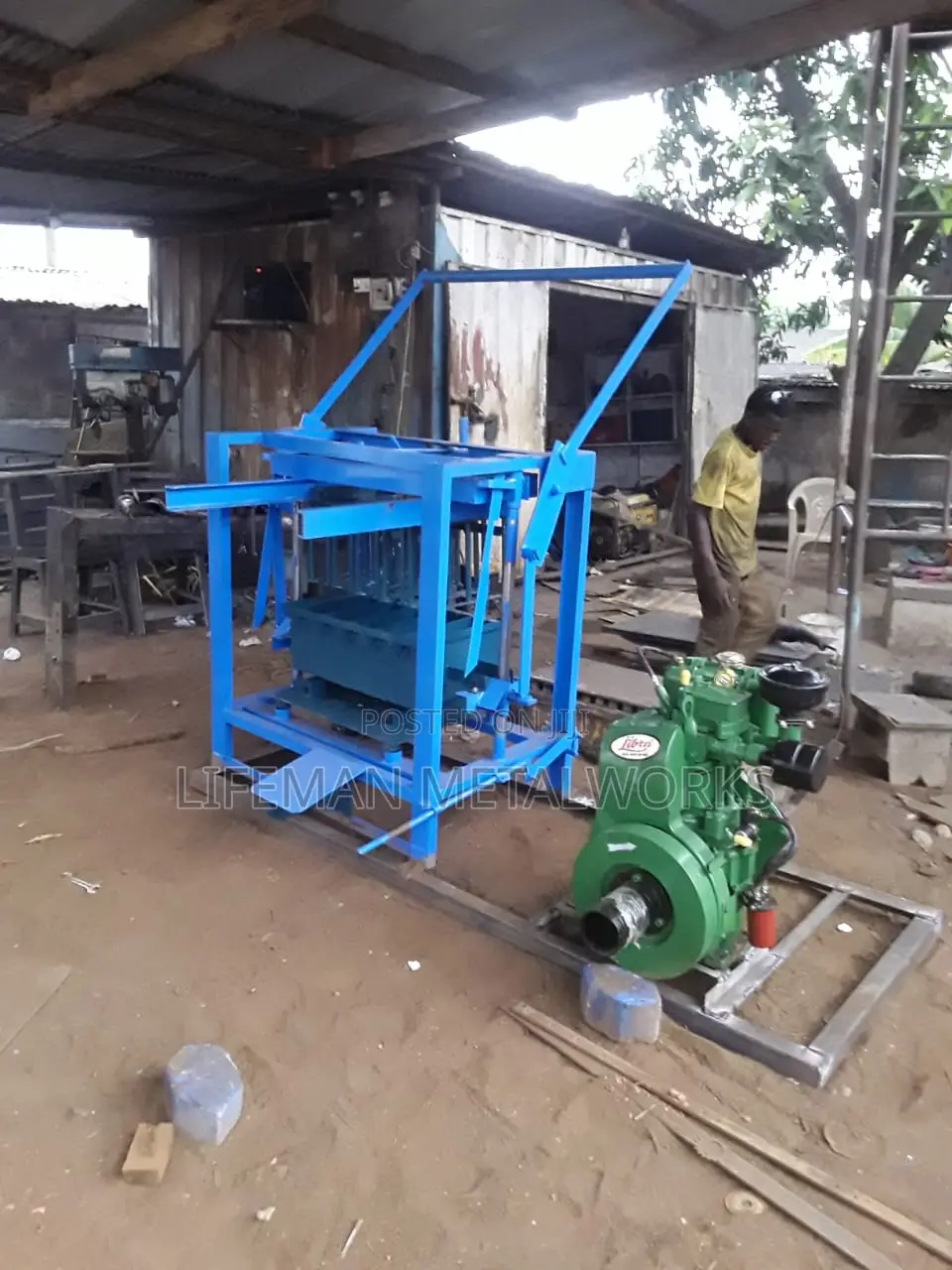 Quality 5in1 Block Machine With Engine