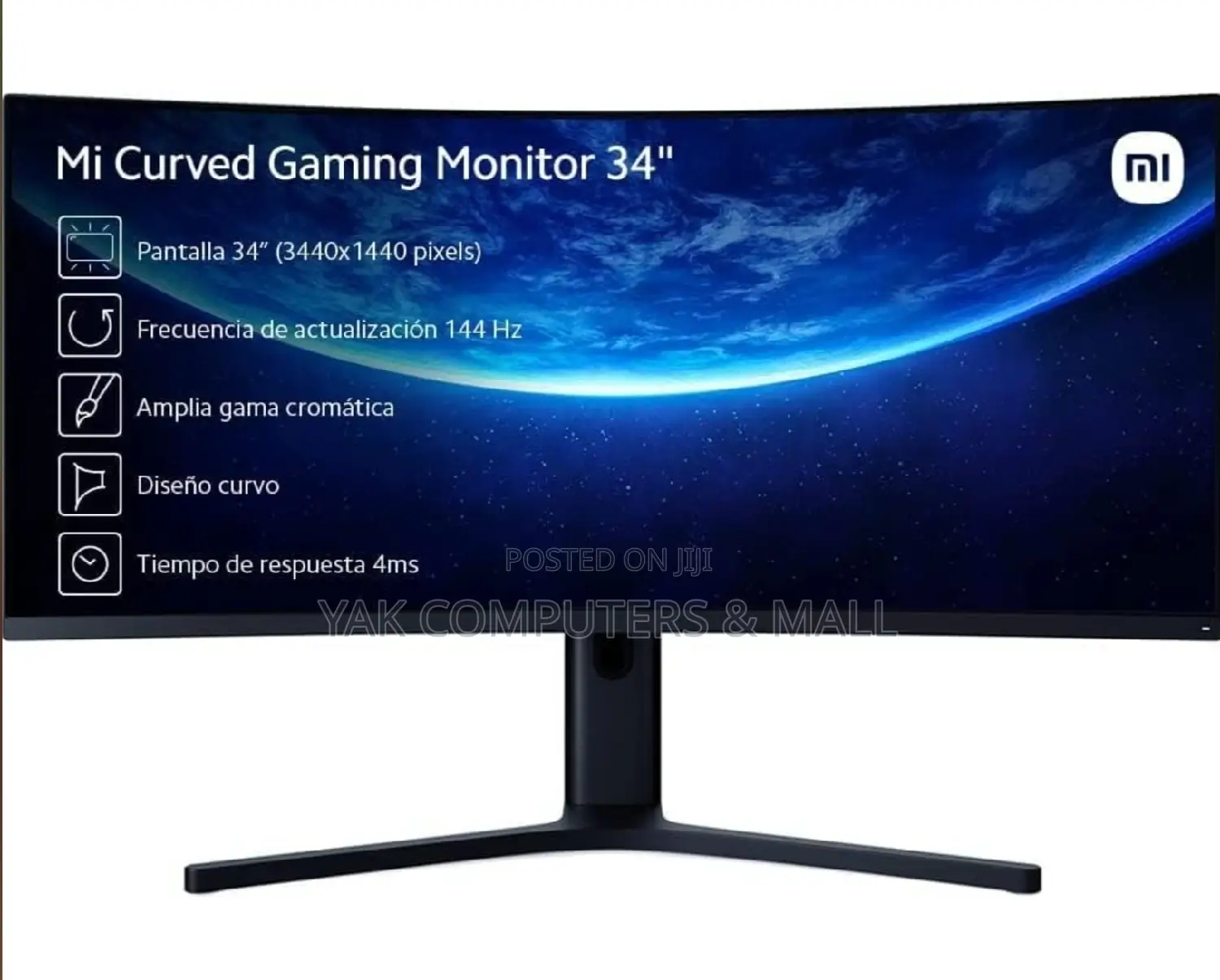 34 Inch With 144hz Xiaomi Mi Gaming and Graphics Monitor