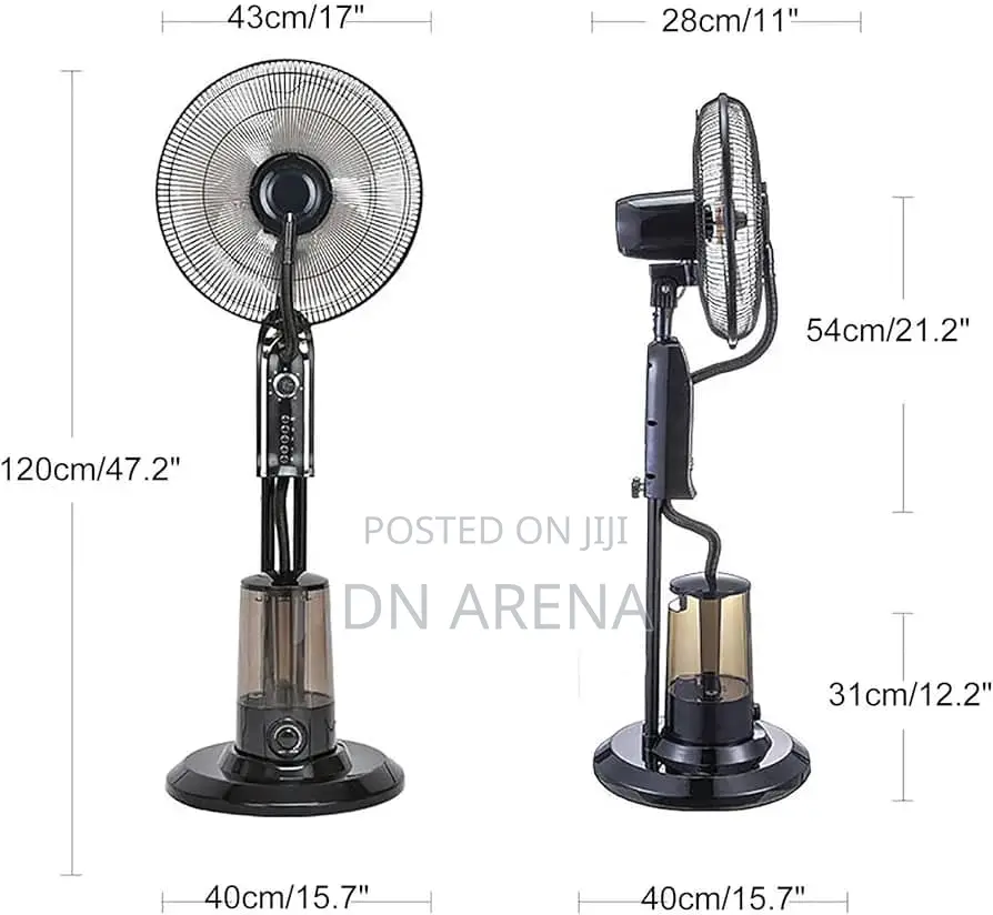 16inchs Ultra Sonic Humidifier Air Indoor Spray Mist Fan