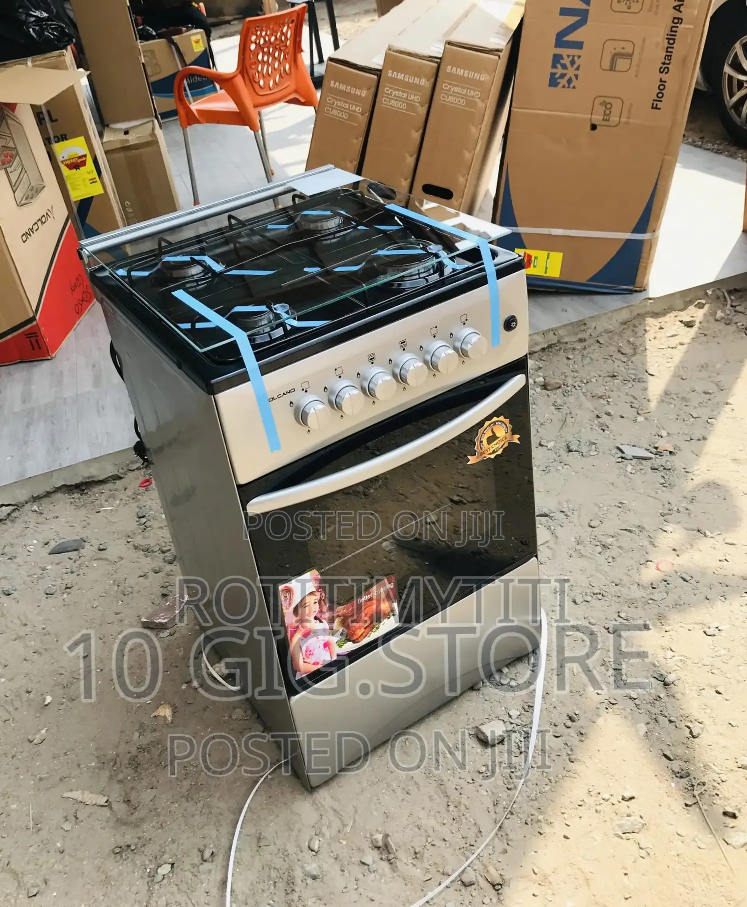 Volcano 50X50 Gas Cooker Metallic Gray in Accra Metropolitan