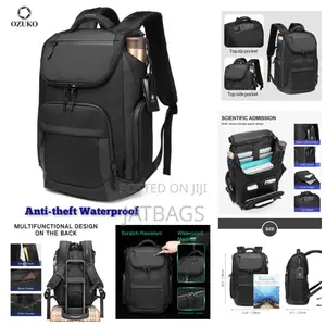 Ozuko Mochilas Waterproof Laptop Backpack (Free Delivery)