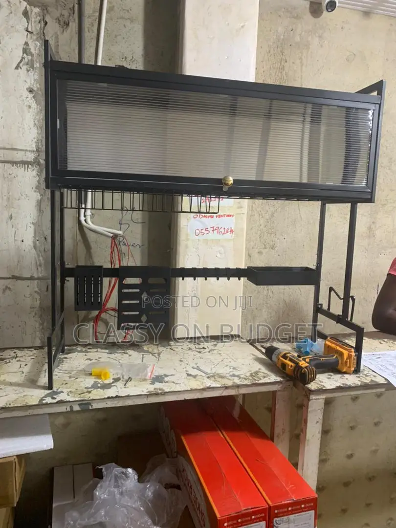Over Sink Rack With Cover