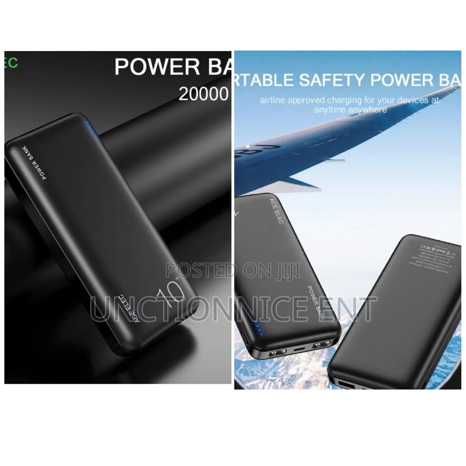 Elec Power Banks 10000mah Utra Slim Fast Charger