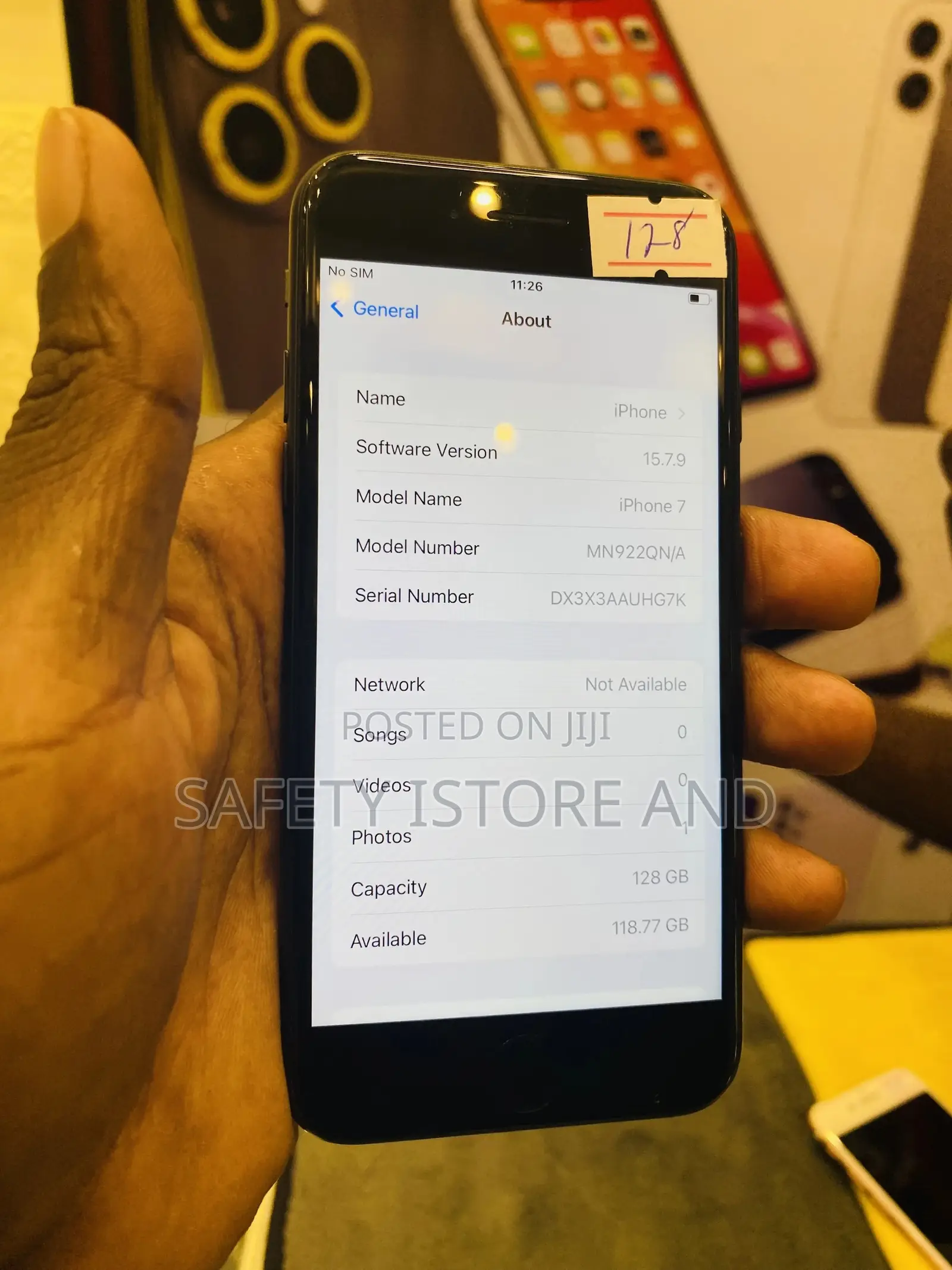 New Apple iPhone 7 128 GB Black