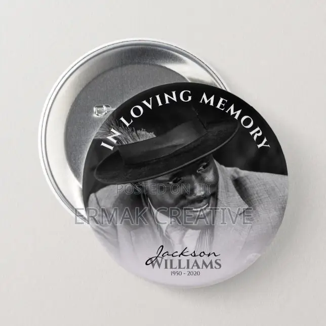 Funeral / Memorial Custom Badges