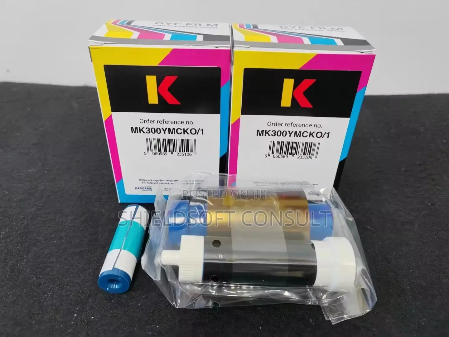 Genuine Magicard #MK300YMCKO/1 Color Ribbon for Magicard K