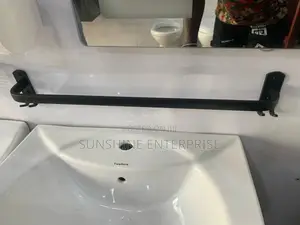Black Towel Holder