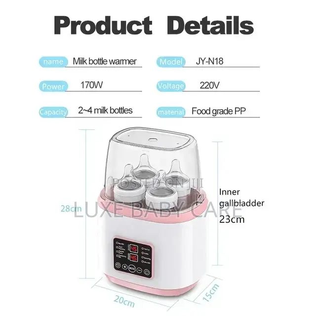 Fast Milk Warmer With Timer Breastmilk or Formula