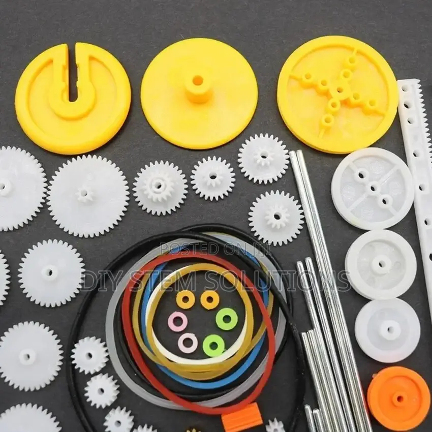 82pcs/Set Plastic Gear Package Kit DIY