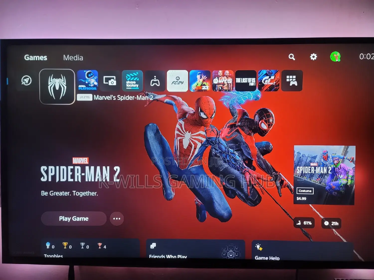 Ps4 Ps5 Hacked Account( Bundled of Games)