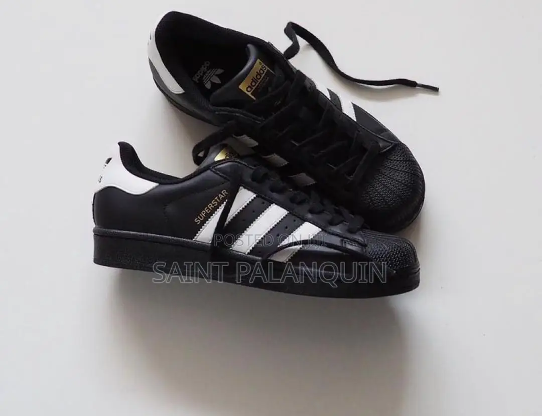 Adidas Superstar White And Black