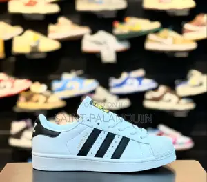 Adidas Superstar White And Black