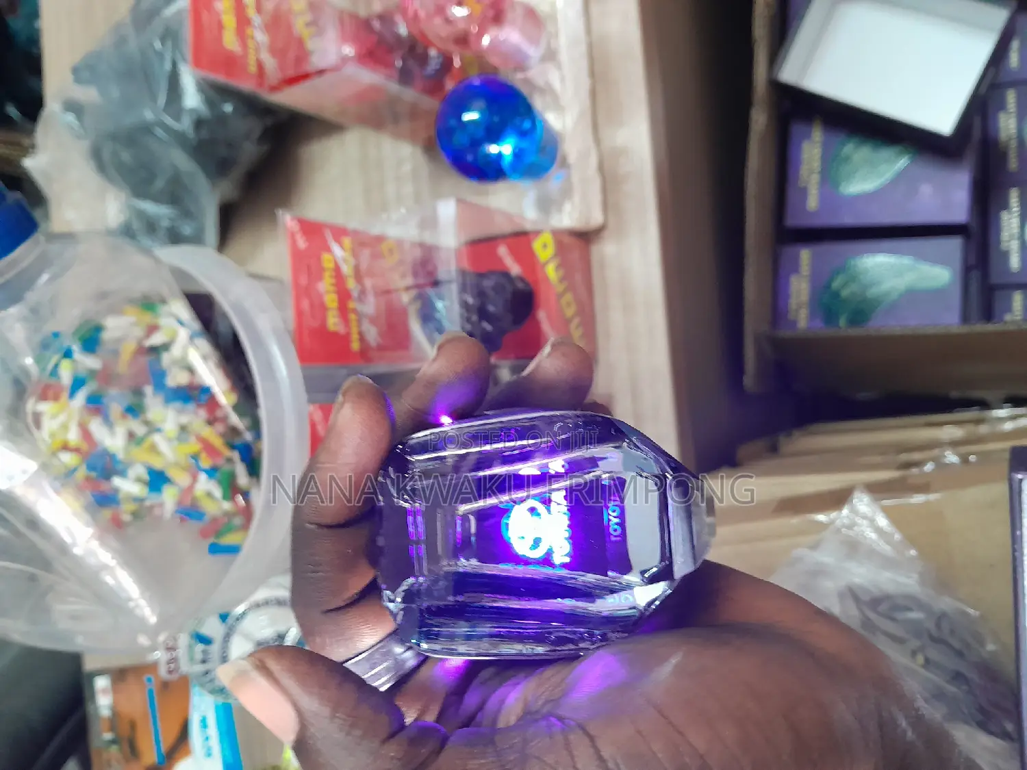 Crystal Gear Shift Knob With Lightning Available
