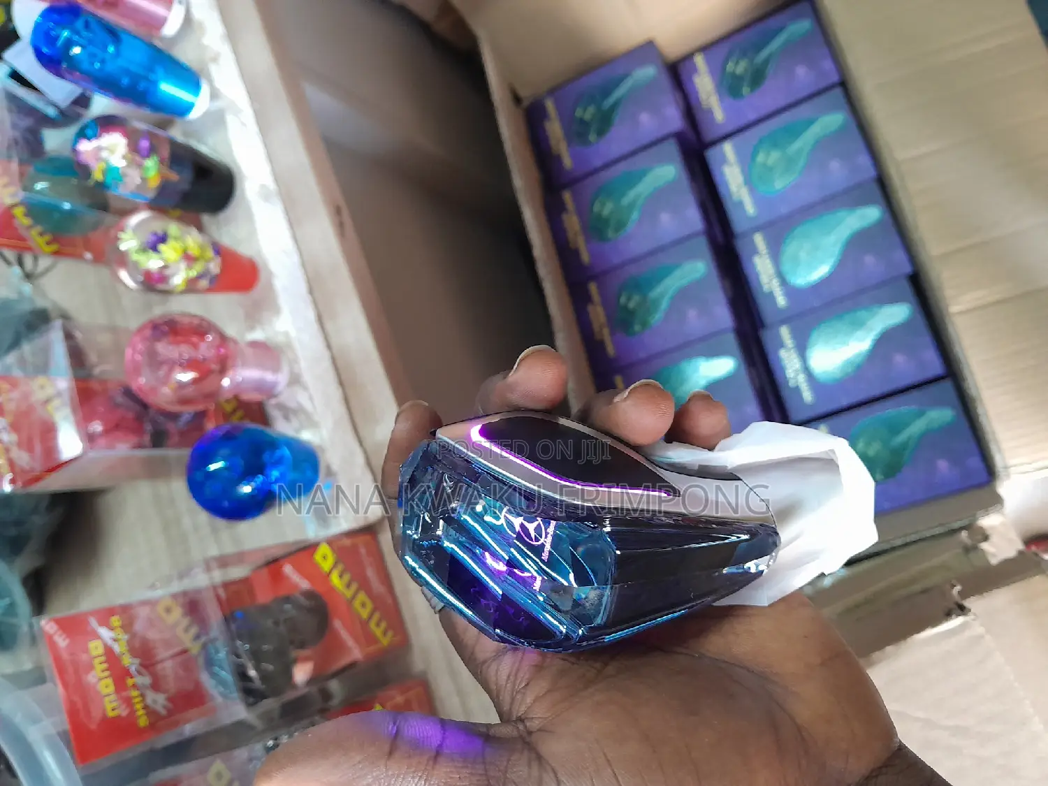Crystal Gear Shift Knob With Lightning Available