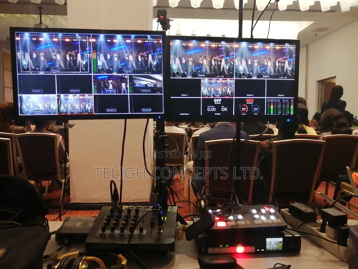 4 Camera Video Production Livestreaming Sevices