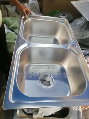 Double Bowl Armless Kitchen Sink