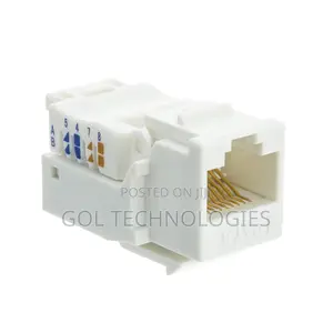 Double Faceplate or Wall Socket With Jack Cat6
