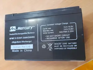Sealed Lead Battery (7-5ah/20hr)