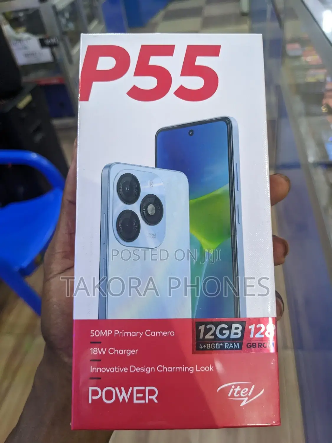 New Itel P55 128 GB Black