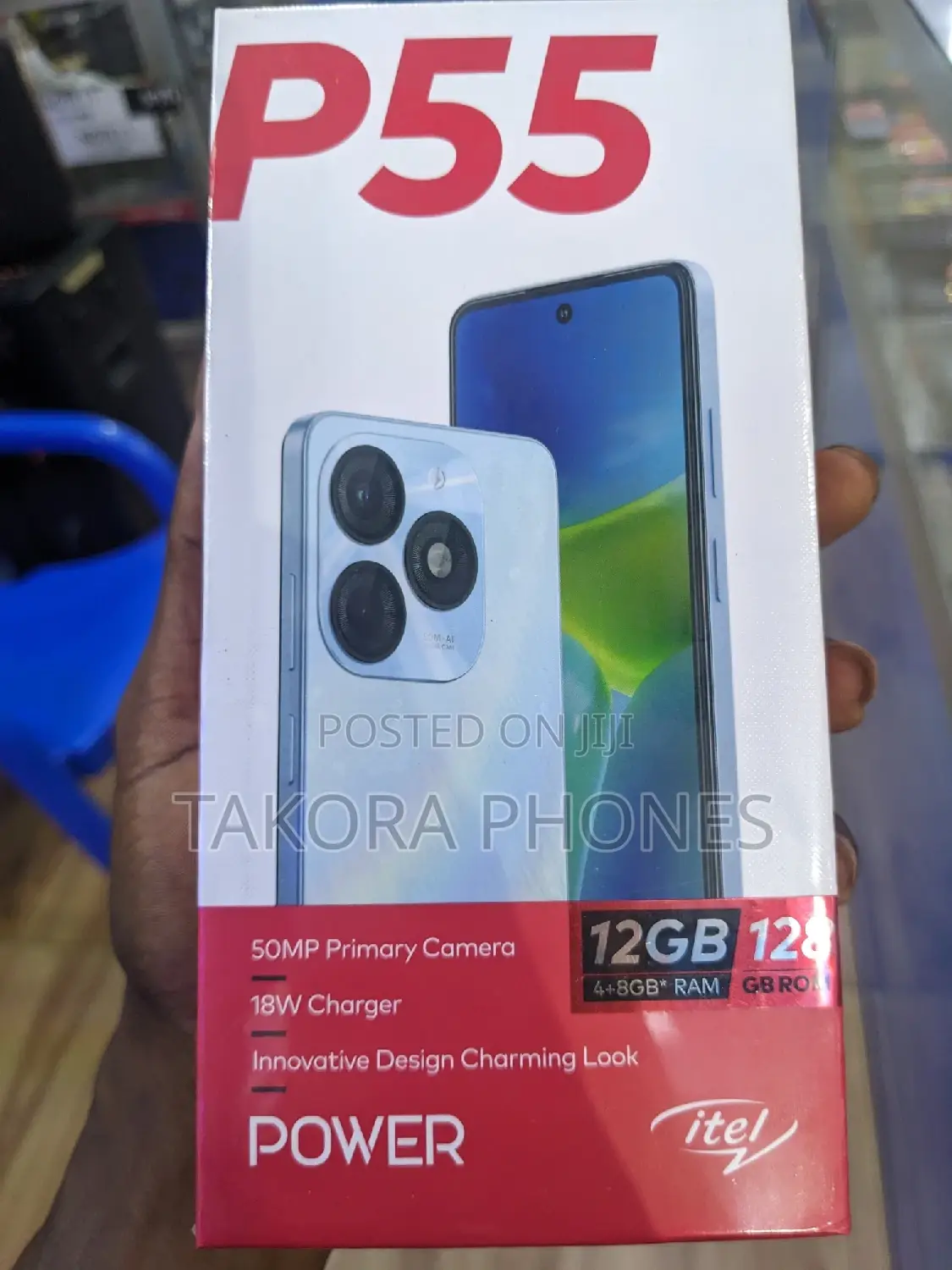 New Itel P55 128 GB Black