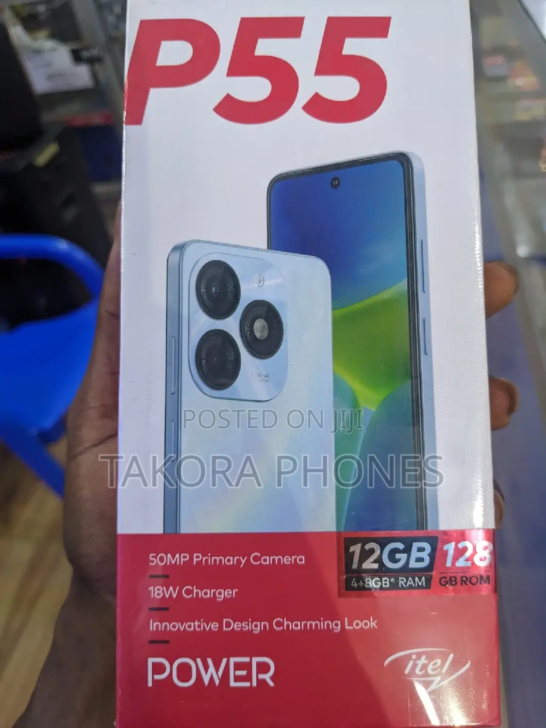 New Itel P55 128 GB Black