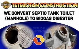 We Convert An Existing Manhole Toilet Into Biogas Digester