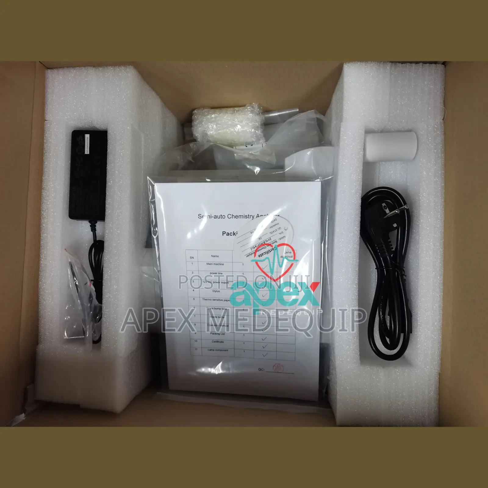 Semi Auto Chemistry Analyzer