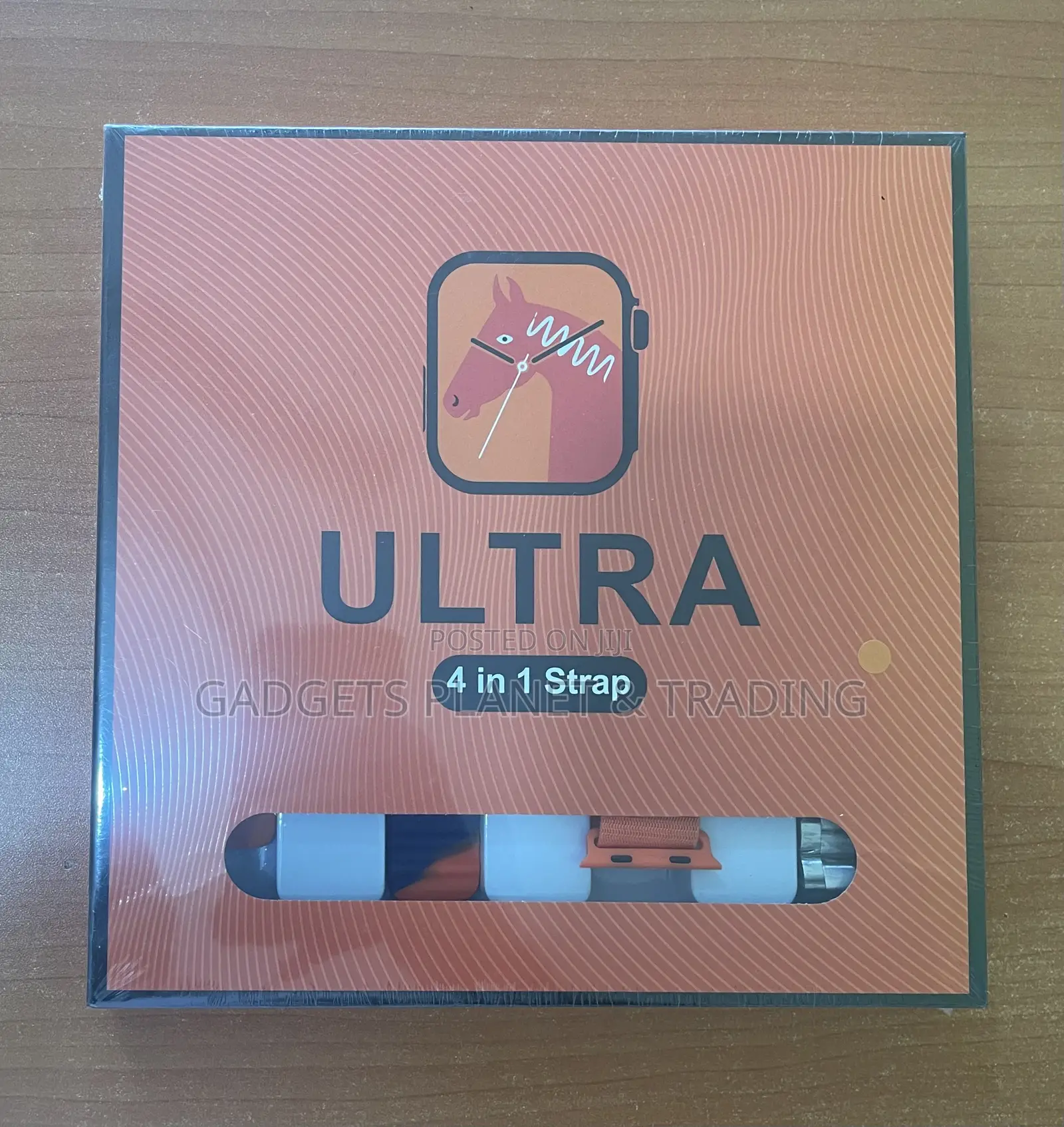 Ultra 4in1 Smartwatch Series With 4 Strap FULL HD Waterproof