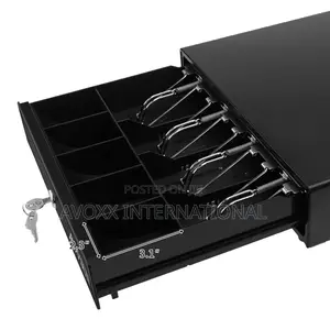 ROVSUN Cash Register Drawer 4 Bill 5 Coin, Money Storage Box