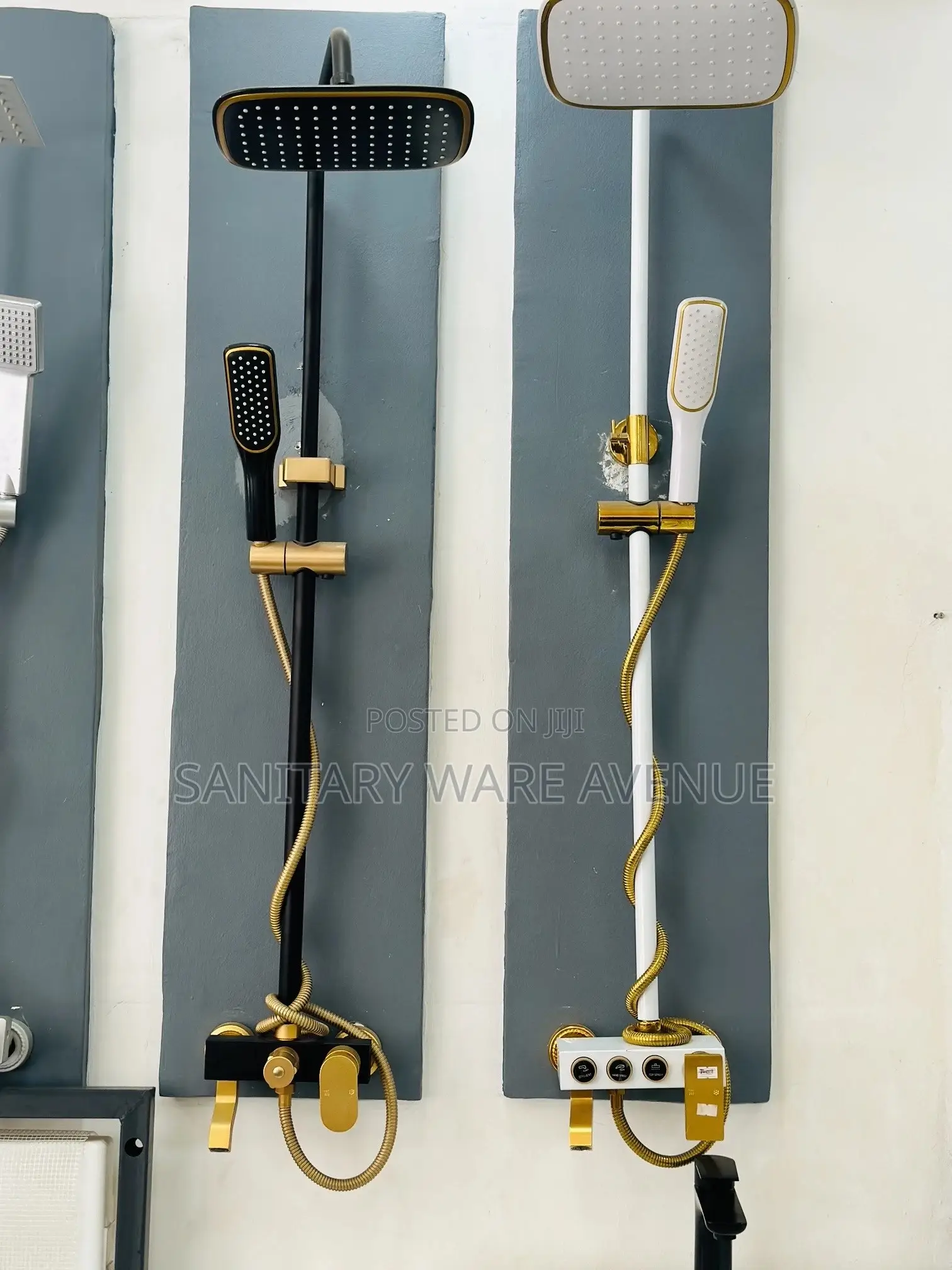 Black and Gold Shower - Bathroom Shower - Gold Shower Mixer