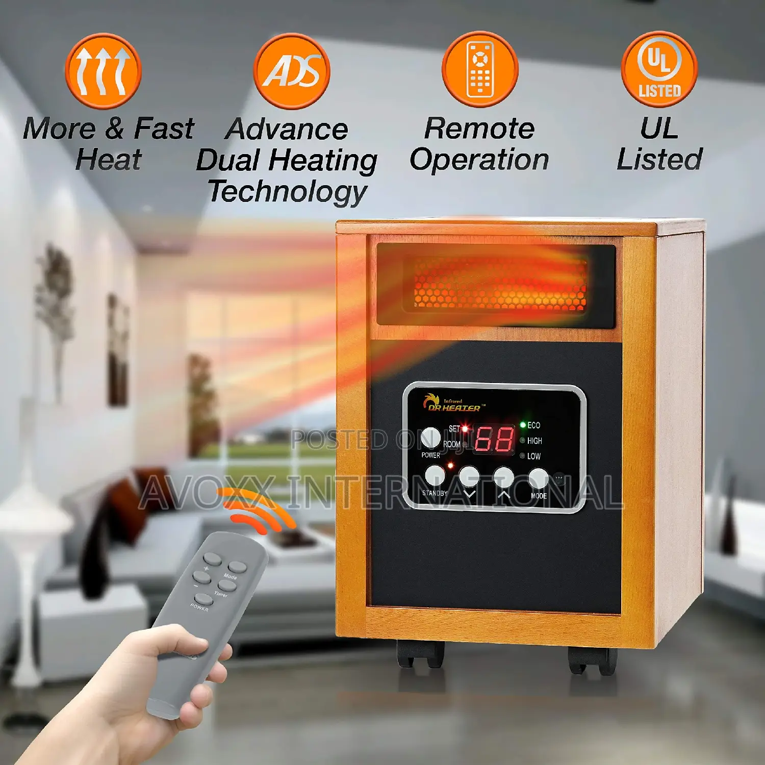 Dr Infrared Heater Portable Space Heater