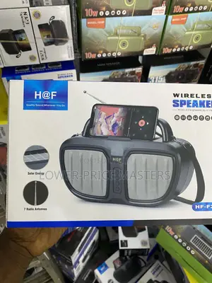Wireless Bluetooth Speaker With Solar and 7 Radio Antenna