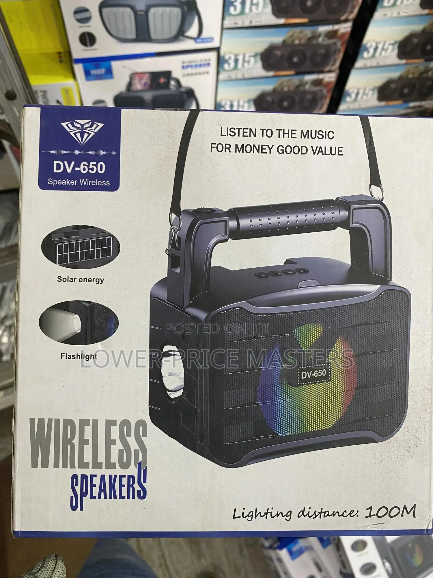 DV-650 Portable Wireless Bluetooth Speaker