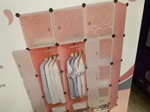 Portable Cube Storage Wardrobe With Shoe Rack- [6- 25 Cubes]