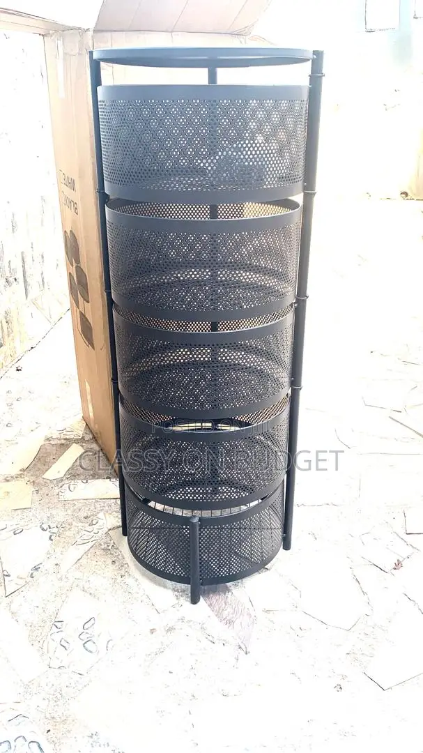 5 Tier Rotating Storage/ Kitchen Rack/ Organiser- Round