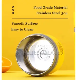 New Cute Duck Design Yellow Color 480ml And 580ml Stainless